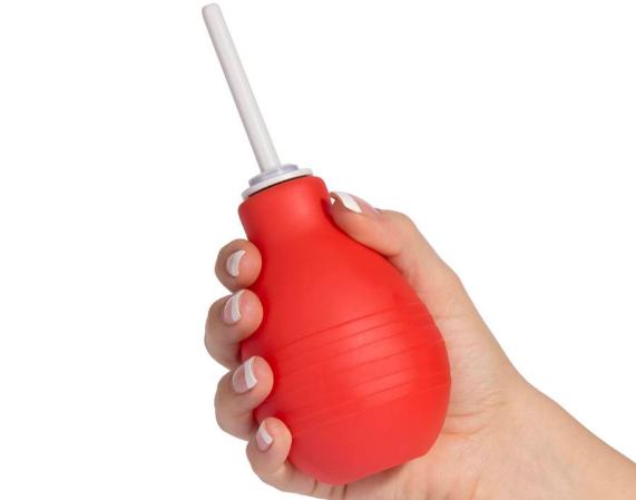 Reusing the anal douche