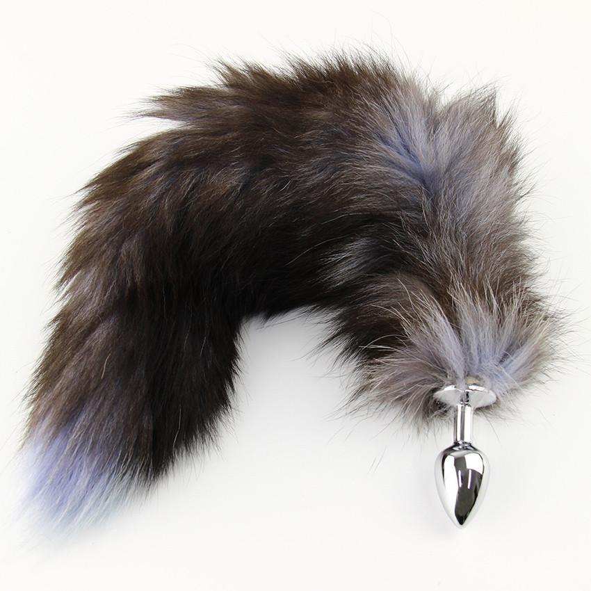 animal tail vibrating butt plug Anal Toys Fox Tail Vibrator Plug Silicone Hairy... From Qiyue10, $23.87 main image 1