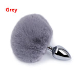 3" Bunny Tail Stainless Steel Plug