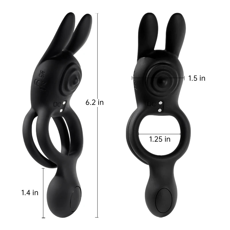dual ring vibrator Trojan 2-in-1 Dual Use Vibrating Ring main image 0