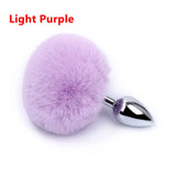 3" Bunny Tail Stainless Steel Plug