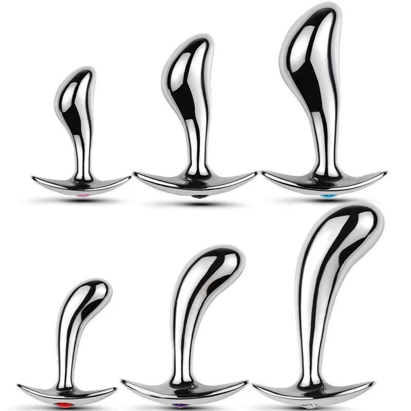 Stainless Steel Anal Plug Prostate Massage Stainless Steel Anal Plug Prostate Massage