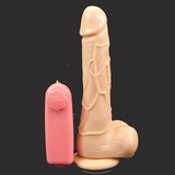 6 Inch Silicone Vibrating Flexible Suction Cup Dildo