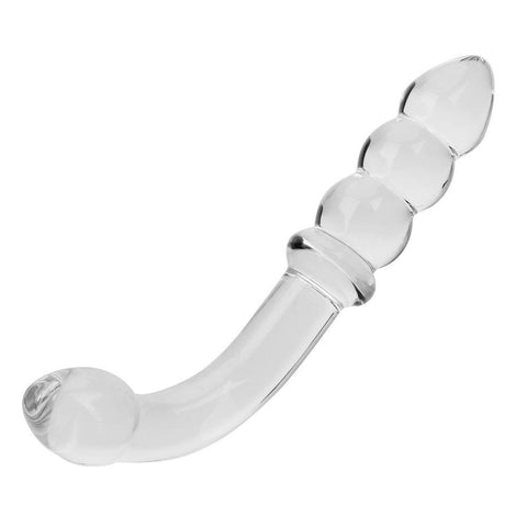 Popular Crystal Anal Bead Glass Dildo