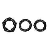 Silicone Cock Rings Set 3 Colours