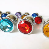 3 SIZES 13 COLORS JEWELED METAL PLUG  pluglust