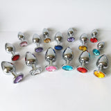 3 SIZES 13 COLORS JEWELED METAL PLUG  pluglust