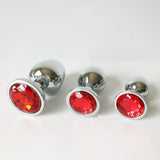 3 SIZES 13 COLORS JEWELED METAL PLUG  pluglust