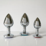 3 SIZES 13 COLORS JEWELED METAL PLUG  pluglust