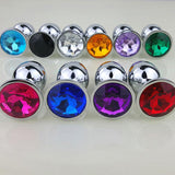12 COLORS JEWELED 3" METAL PLUG  pluglust