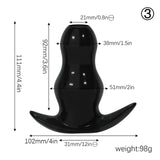 Clear Hollow Butt Plug 5 Sizes