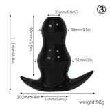 DILATATEUR DE BOUCHON CREUX EN SILICONE 3"