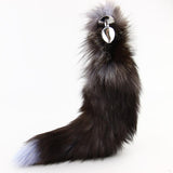 18" TAIL BLACK WOLF STAINLESS STEEL PLUG  pluglust