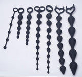 Black Silicone Penis Plug 7 Styles