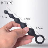 Black Silicone Penis Plug 7 Styles