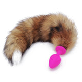15" - 16" BROWN CAT TAIL TPE PLUG Red pluglust