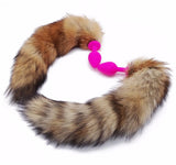 15" - 16" BROWN CAT TAIL TPE PLUG  pluglust