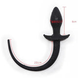 QUEUE DE CHIEN AVEC BOUCHON SILICONE 3"