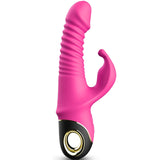Heating Flex Rabbit Vibrator 2 Colors