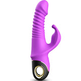 Heating Flex Rabbit Vibrator 2 Colors