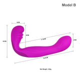 Dual Vibrator Dildo Silicon
