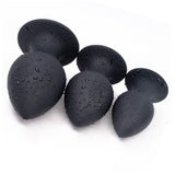 Plug Silicone Noir Débutant 4 Tailles