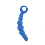 Anal Beads - Silicone With Finger Handle