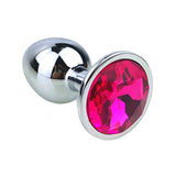 3" JEWELED METAL PRINCESS PLUG - 12 COLORS AVAILABLE Rose pluglust
