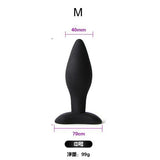 3 SIZE OPTION BLACK SILICONE PLUG M pluglust