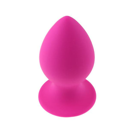 SUPER LARGE PINK OR BLACK SILICONE PLUG Pink XL pluglust