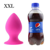 SUPER LARGE PINK OR BLACK SILICONE PLUG Pink XXL pluglust