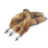 BROWN CAT TAIL STAINLESS STEEL PLUG  pluglust