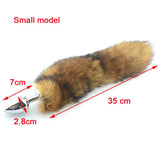 BROWN CAT TAIL STAINLESS STEEL PLUG Small pluglust