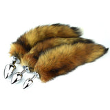 13" TAIL BROWN FOX 3 STAINLESS STEEL PLUG SIZES AVAILABLE  pluglust