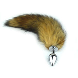 13" TAIL BROWN FOX 3 STAINLESS STEEL PLUG SIZES AVAILABLE  pluglust