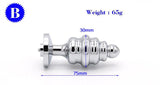 7 SHAPES STAINLESS STEEL SHOCK PLUG  pluglust