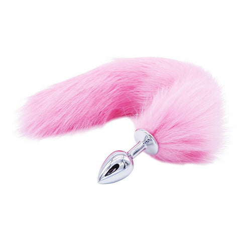 14" - 15" PINK CAT TAIL METAL PLUG  pluglust