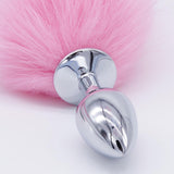 14" - 15" PINK CAT TAIL METAL PLUG  pluglust