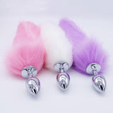 14" - 15" PINK CAT TAIL METAL PLUG  pluglust