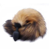 BROWN CAT TAIL TPE PLUG Black pluglust