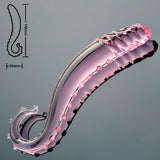 Tentacle 30mm Pink Pyrex Glass Dildo