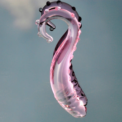 Tentacle 30mm Pink Pyrex Glass Dildo