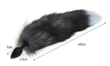 16" BLACK WOLF SILICONE PLUG  pluglust