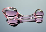 3 STYLES PINK GLASS CRYSTAL BUTT PLUG  pluglust