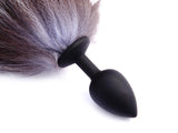 16" BLACK WOLF SILICONE PLUG  pluglust