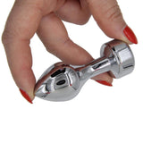TRANSPARENT COLOR JEWELED METAL PLUG  pluglust