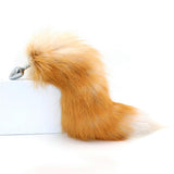 16" - 17" LIGHT BROWN CAT TAIL METAL PLUG  pluglust