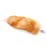 16" - 17" LIGHT BROWN CAT TAIL METAL PLUG  pluglust