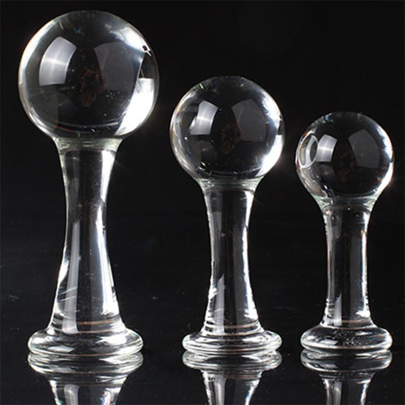 Glass Ball Butt Plug 3 Sizes PlugLust Glass Ball Butt Plug 3 Sizes PlugLust