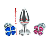 13 COLORS JEWELED 3" METAL PRINCESS PLUG  pluglust